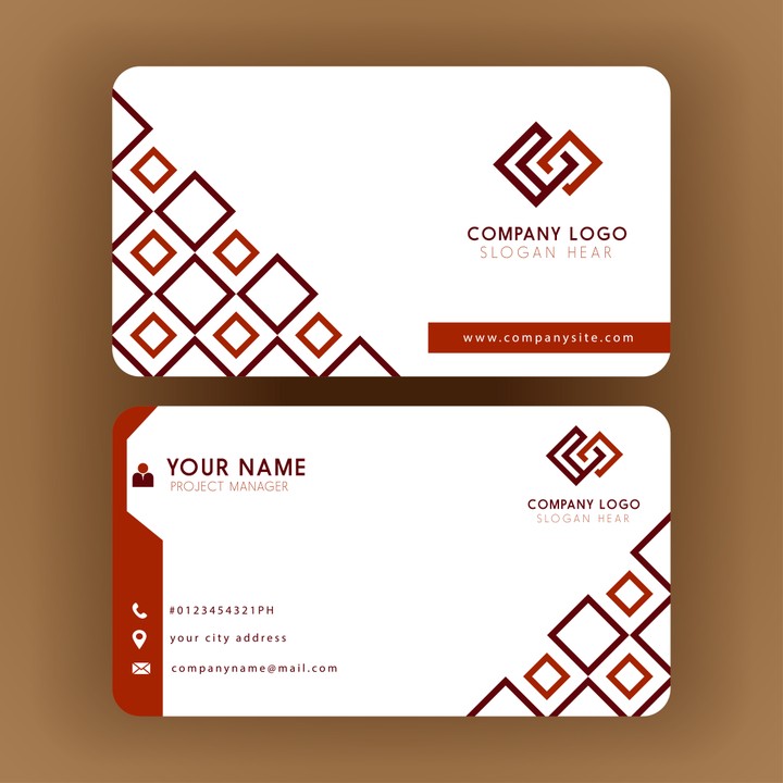 تصميم قالب business card