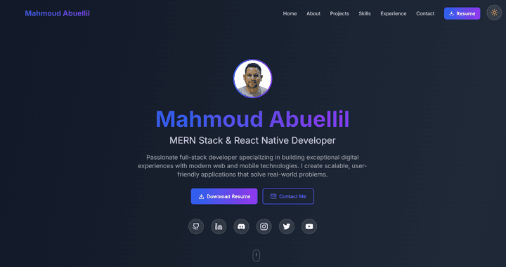 البرتفوليو الخاص بي