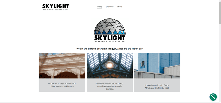 Skylight Egy متخصصة في تصميم وإنشاء الأسقف السماوية، القباب