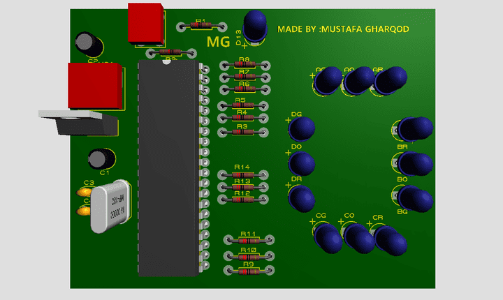 led traffic simulator