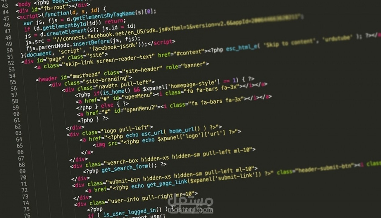 تصميم مواقع HTML,CSS,JAVA SCRIPT | مستقل