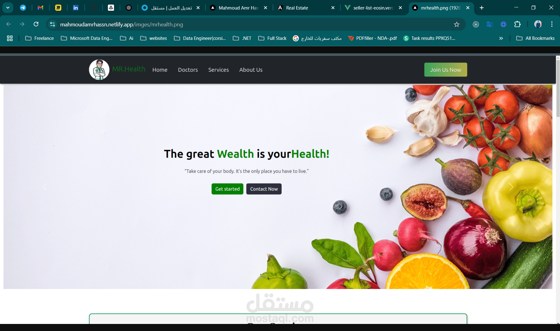  react js django mr health web application 