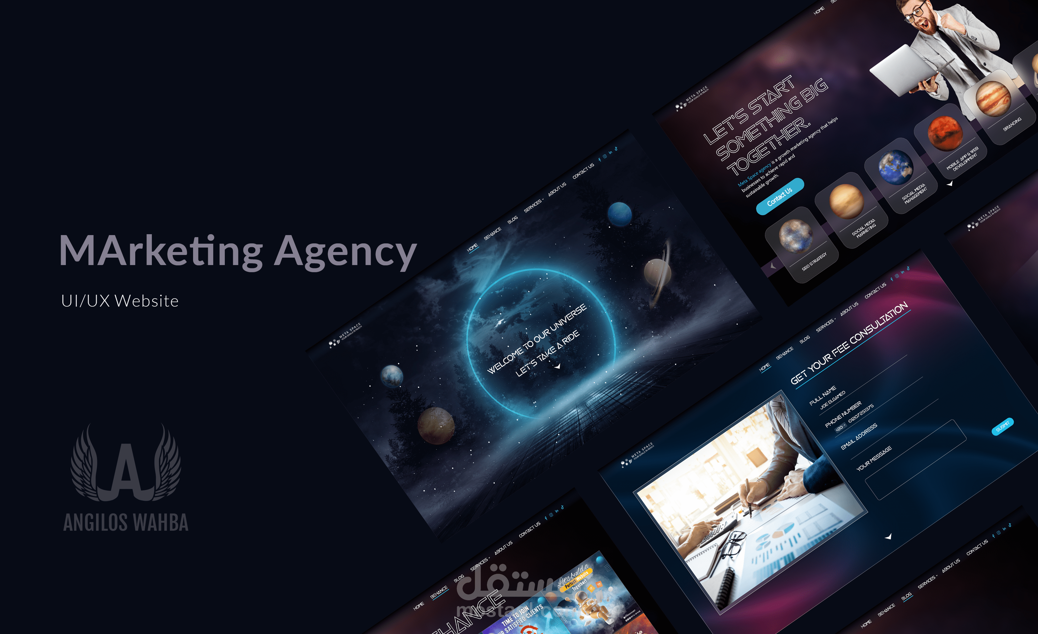 UI/UX For Marketing Agency Company