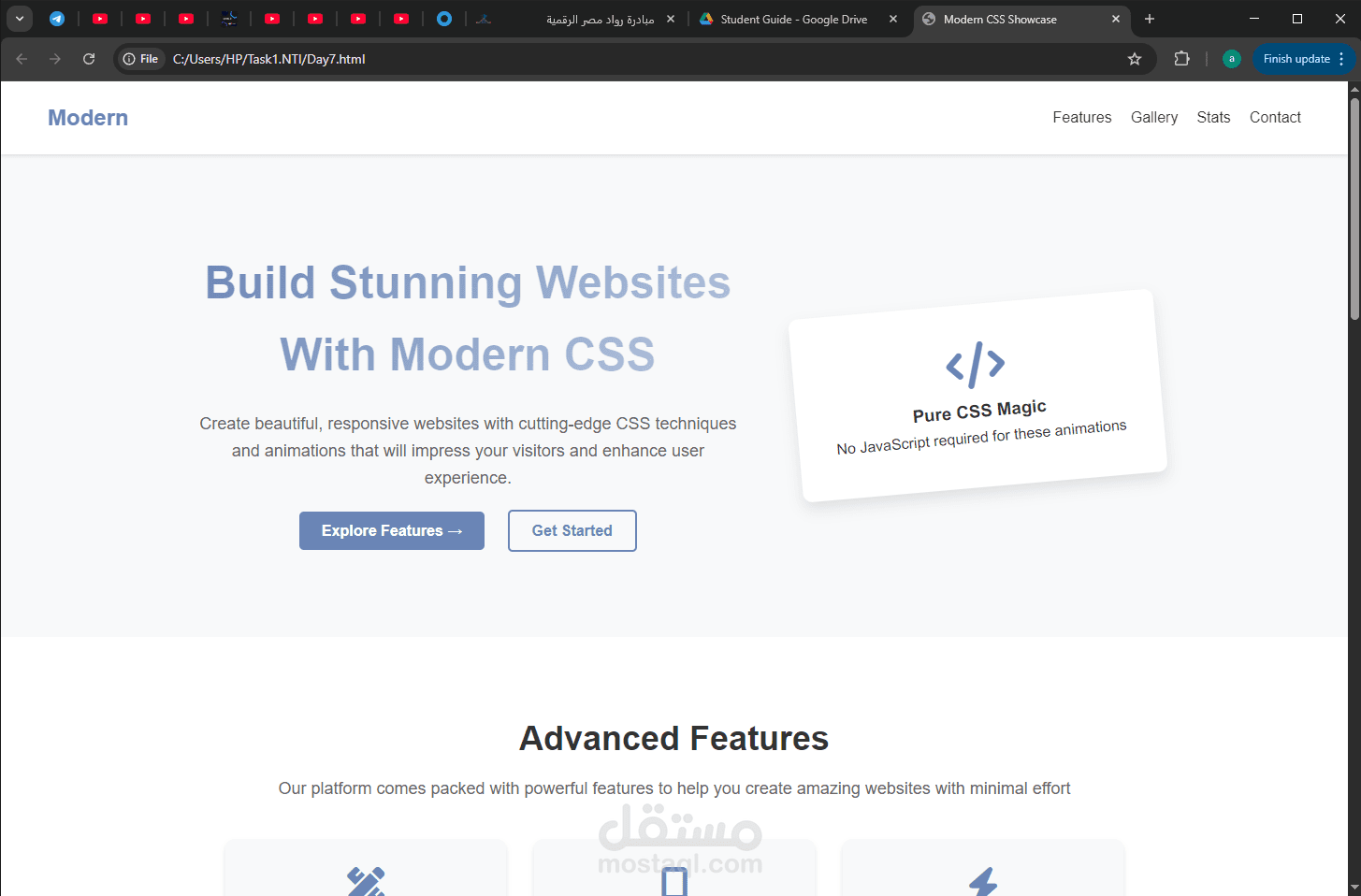Build Stunning Websites With Modern CSS