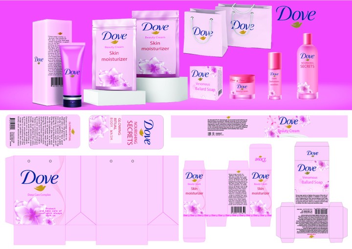 بكج كامل لمنتجات Dove