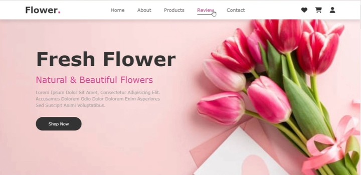 Flower Shop Website