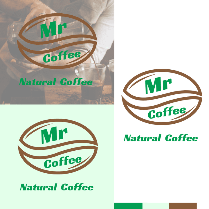 تصميم شعار لمقهى بإسم Mr Coffe