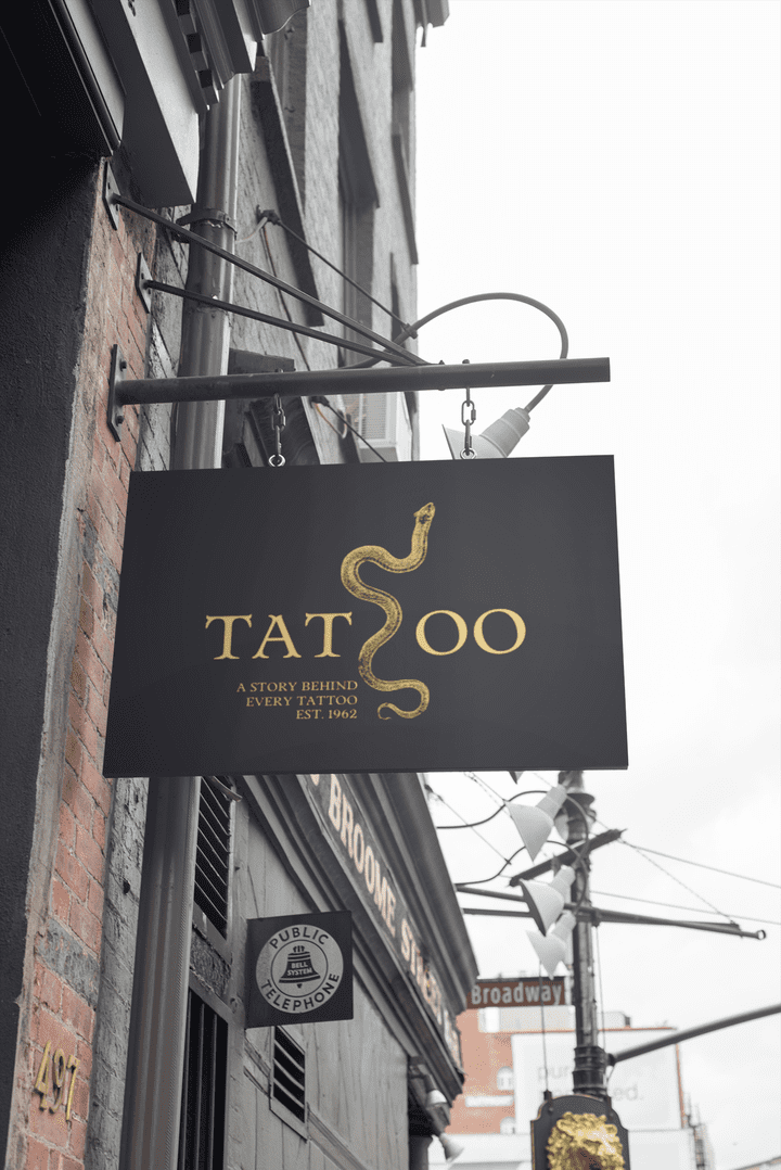 Visual identity for tattoo artist