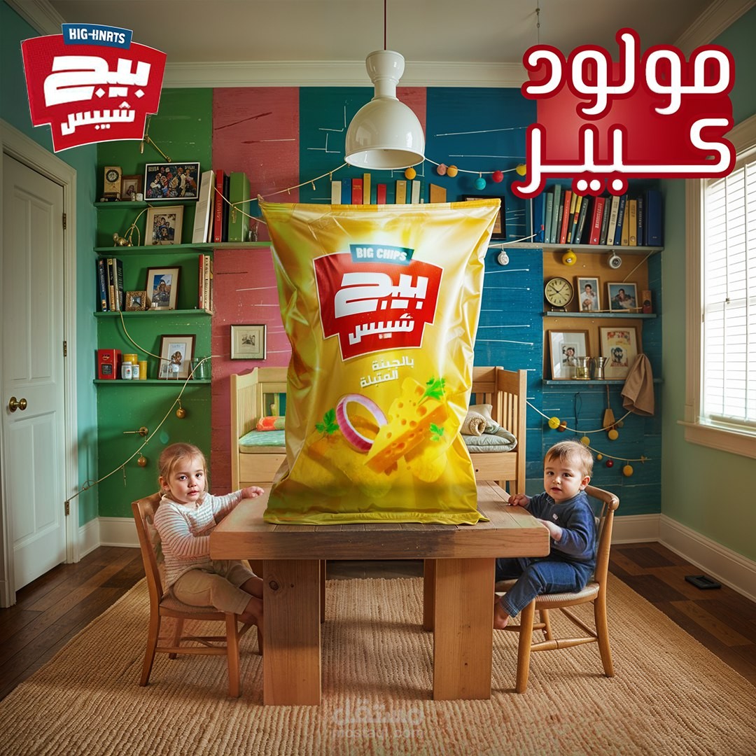تصميم لبيج شيبس