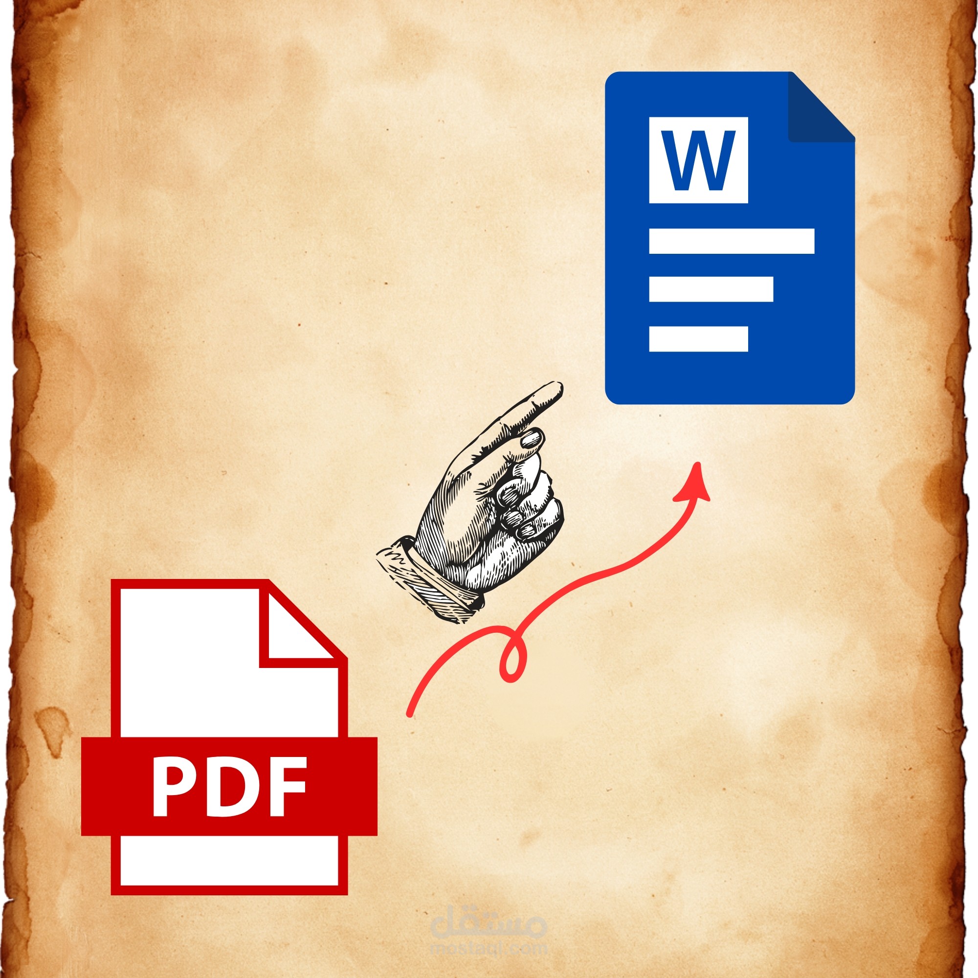 تحويل ملفات pdf الى ملفات word