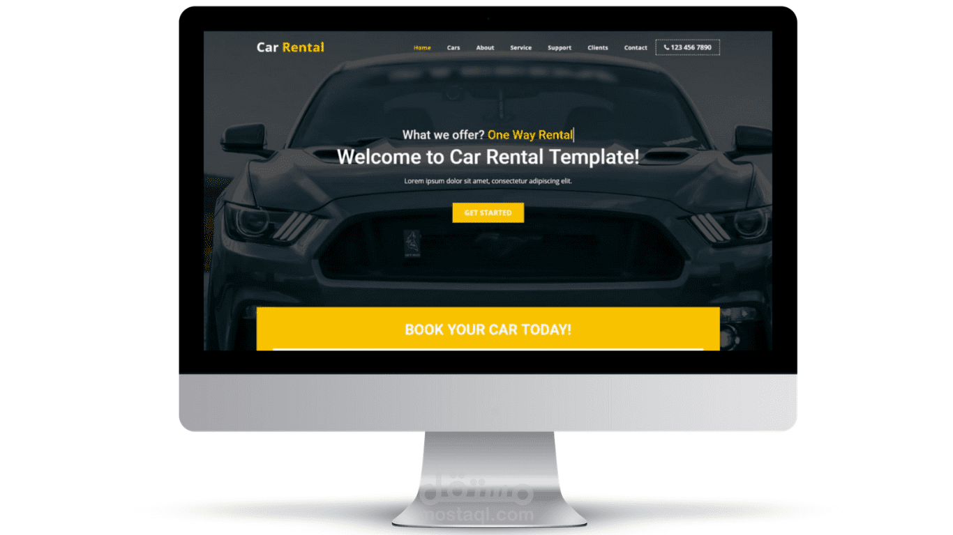 موقع لتأجير السيارات - حجز سيارات