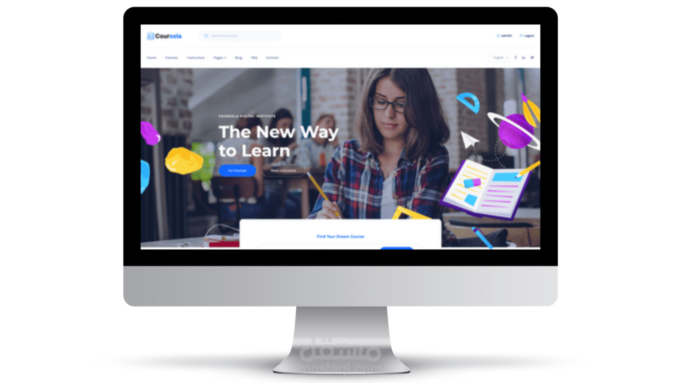 موقع متخصص في بيع دورات التدريبية عبر الإنترنت