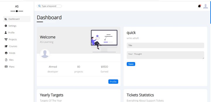 static dashboard