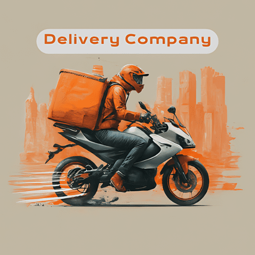 بوست اعلاني لشركه توصيل-An advertisement post for a delivery company