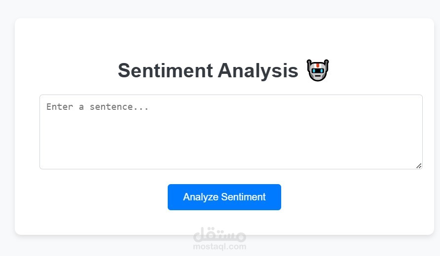 نموذج لتحليل المشاعر باستخدام خوارزميات التعلم الآلي | Sentiment Analysis Model Using ML Algorithms