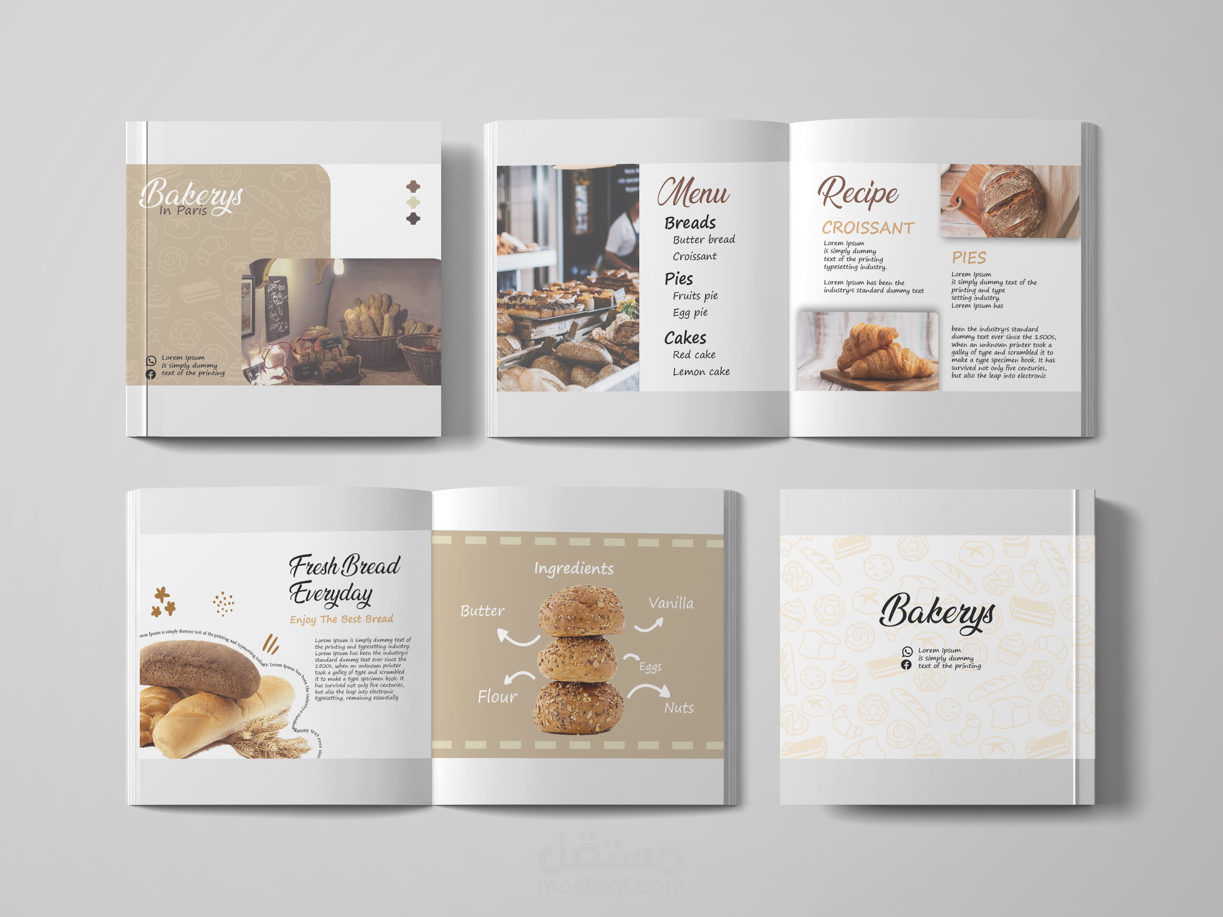 تصميم كتالوج أو منيو احترافي باستخدام Adobe InDesign