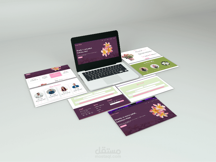 تصميم صفحة ويب احترافية باستخدام HTML | CSS | JavaScript