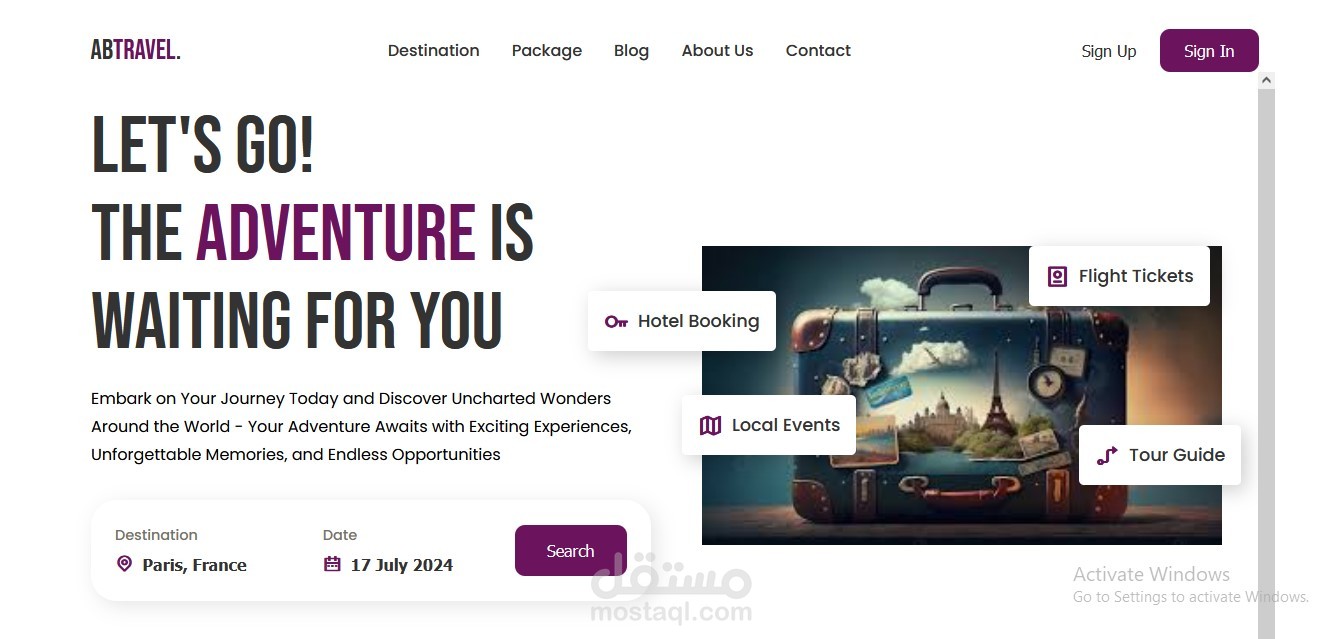 صفحة هبوطlanding page