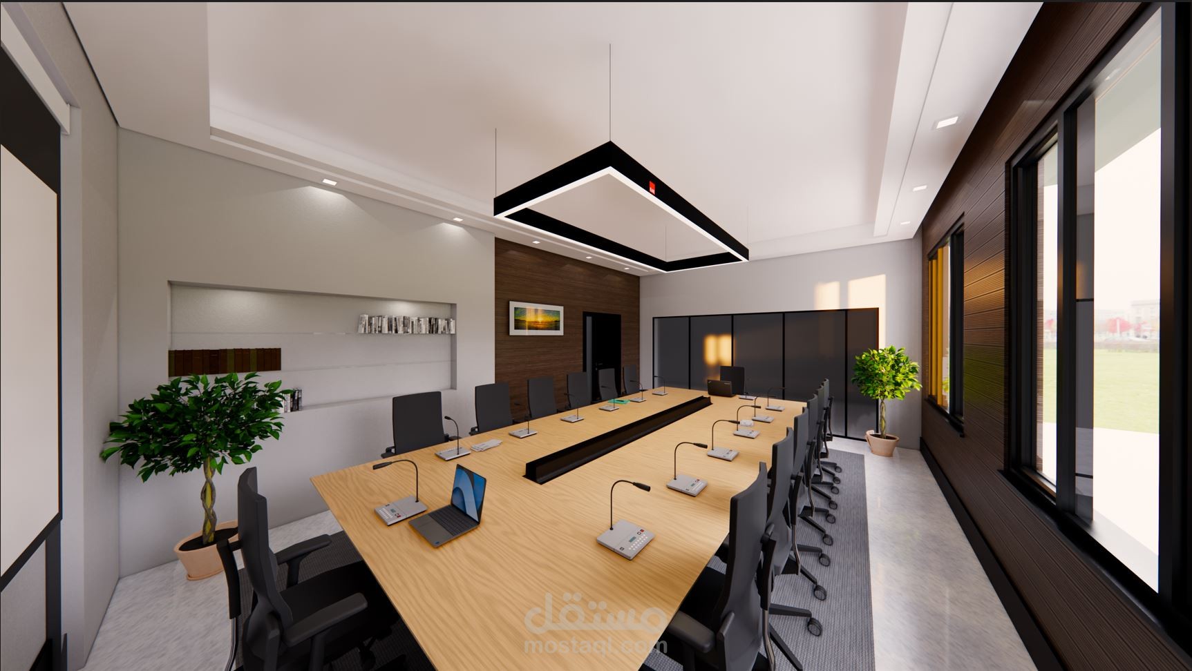Interior design of the meeting room | مستقل