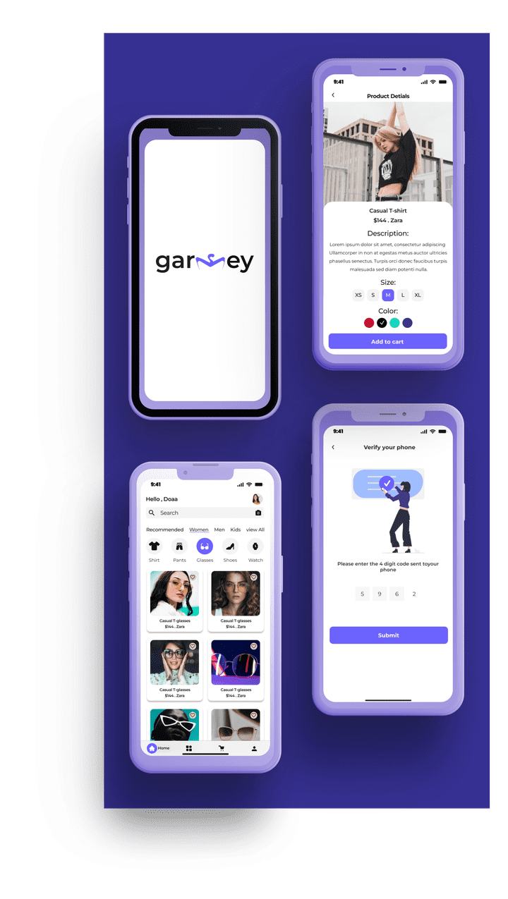 Garmy app (Clothes Shope)