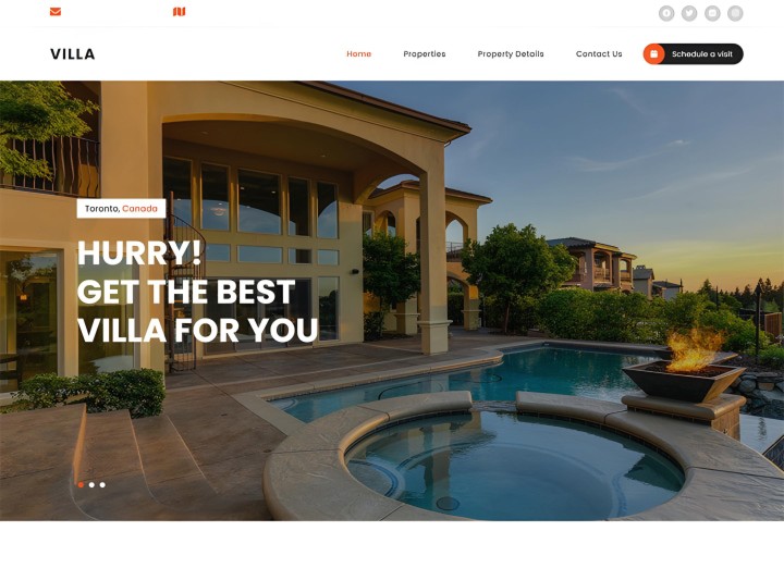 Website Villa Agency