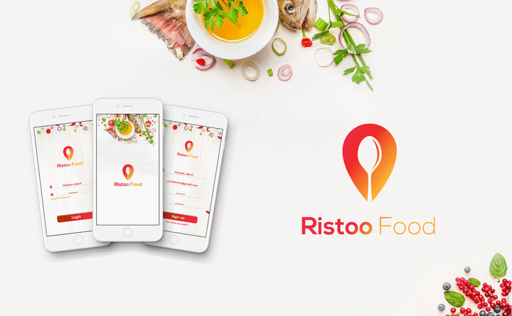 Ristoo app UX/UI Desigan