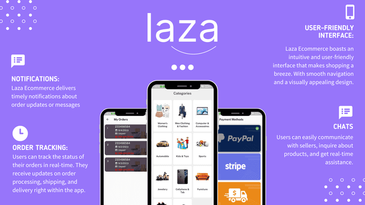 LAZA e-commerce app