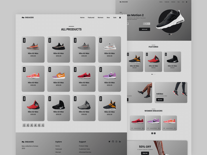 Sneakers Website