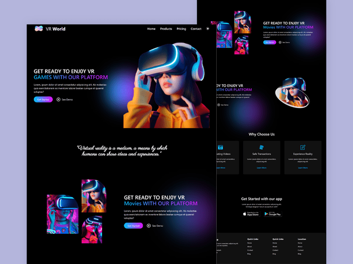 Metaverse Website