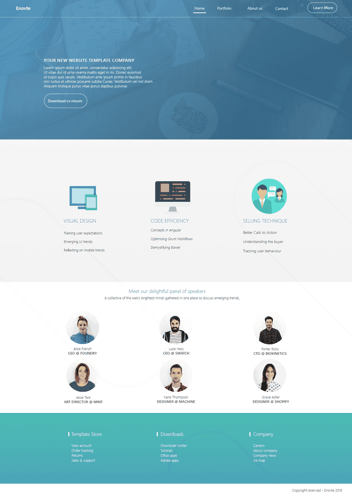 Template Website