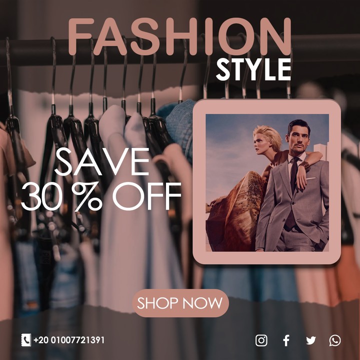 Fashion Style social Media Post Design