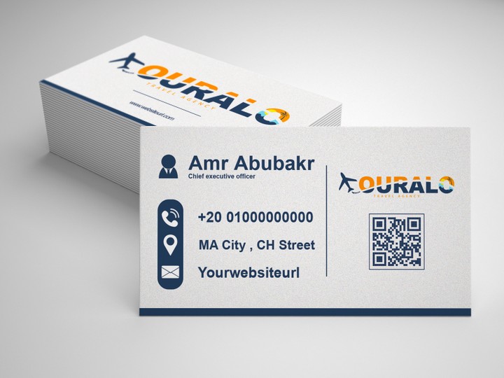 Travel Agency Logo & Business Card.