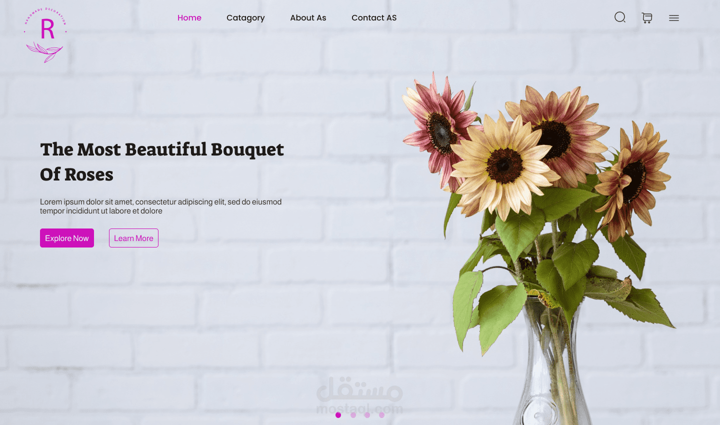 Flower selling website