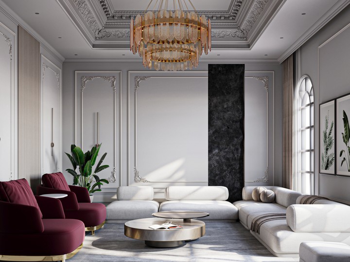 living room neoclassic