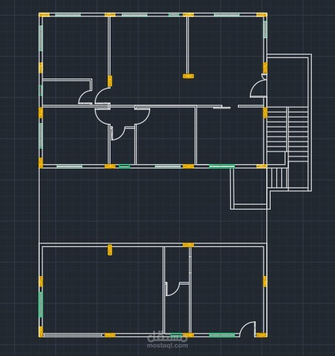 مخطط منزل اوتوكاد