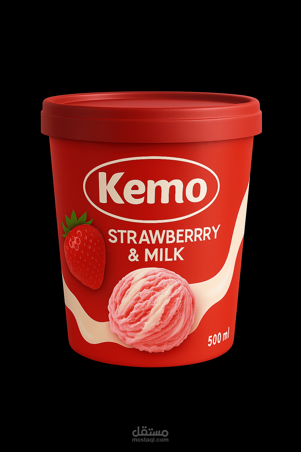 تنفيذ وتصميم وانتاج اعلان_ KEMO _ ice cream_ايس كريم فراولة باللبن في جولة حول العالم _ ADS_CGI/VFX