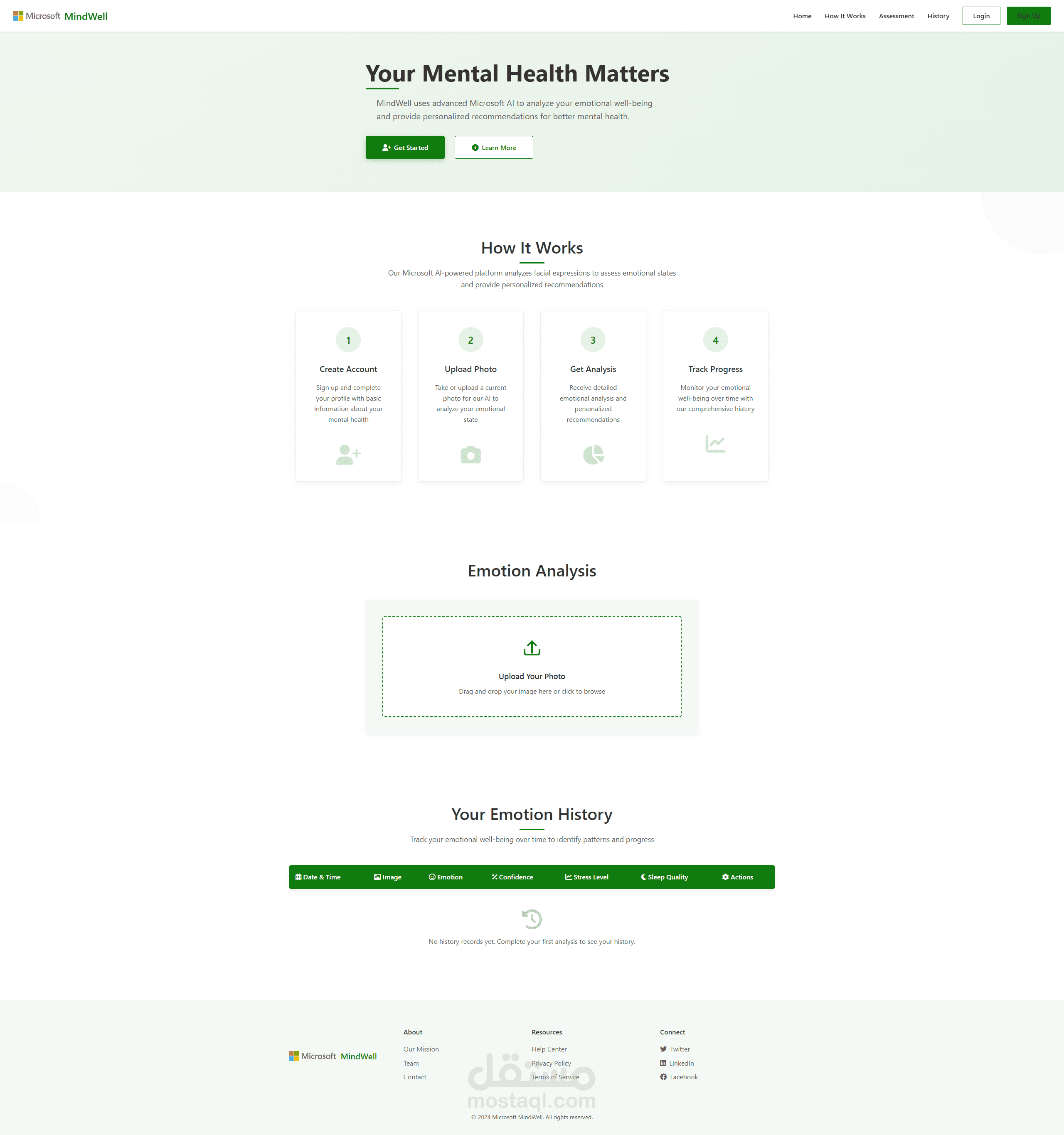 MindWell | Microsoft AI Emotion Deduction