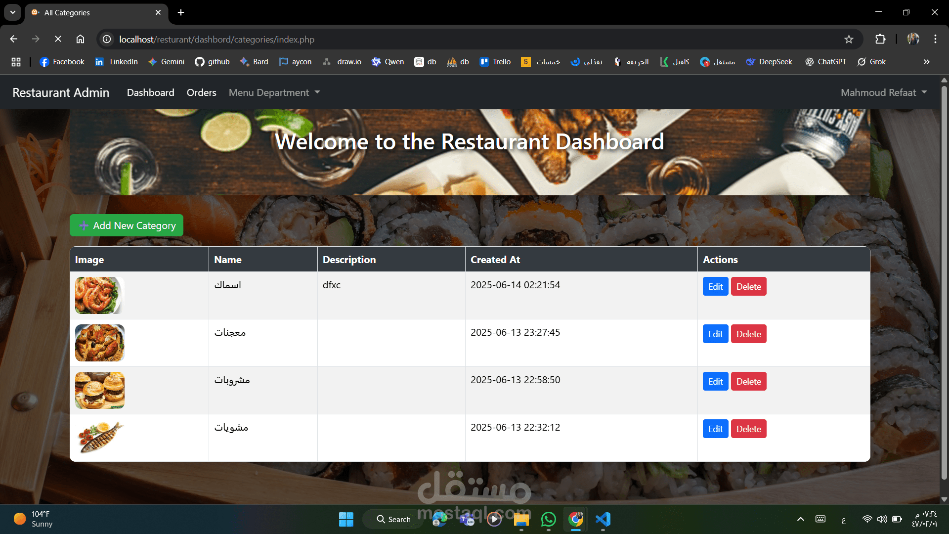Restaurant Website