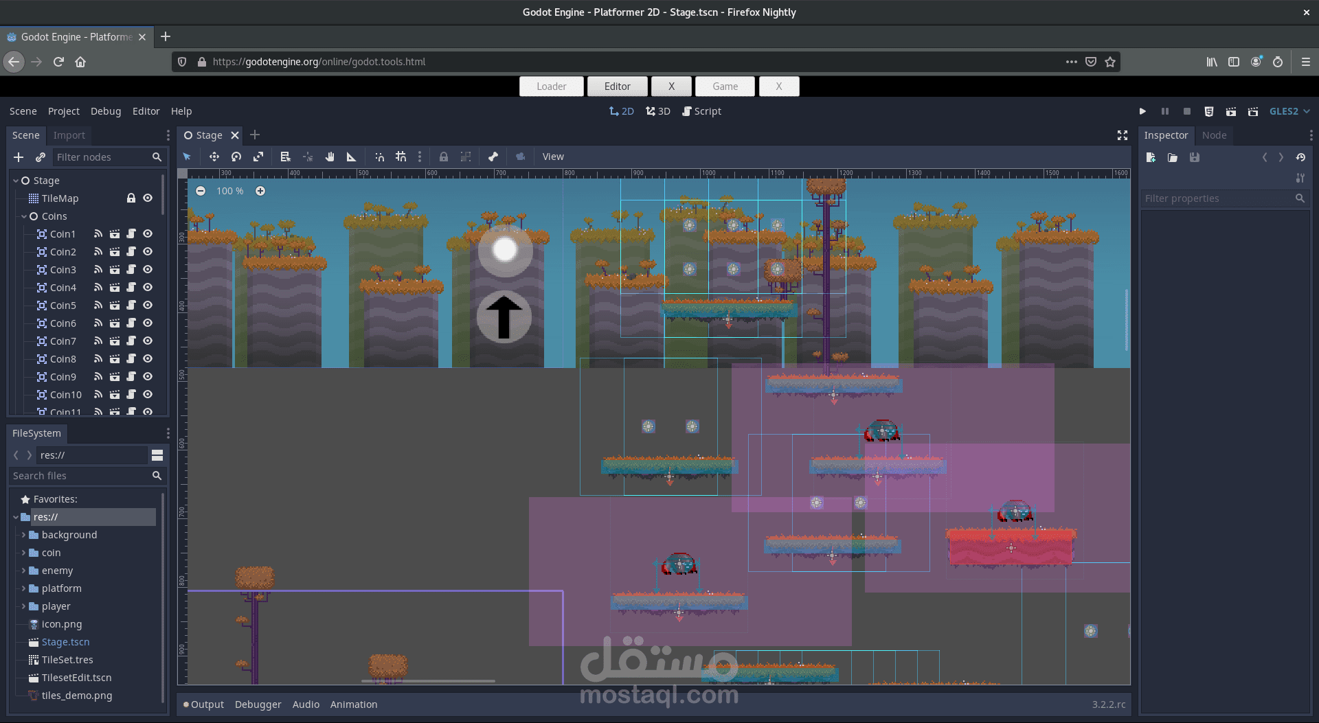 برمجة ألعاب 2D احترافية باستخدام محرك Godot – من الفكرة للتنفيذ