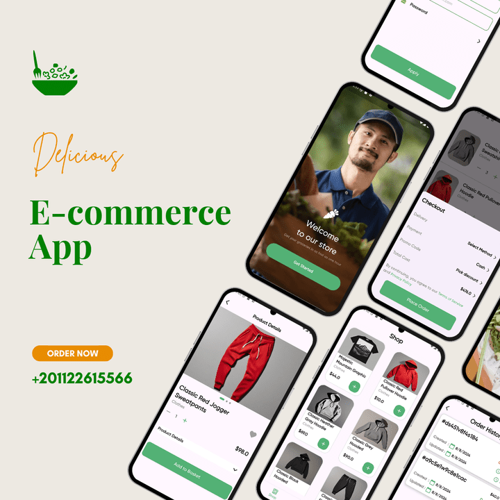 تطبيق E-commerce متكامل باستخدام Flutter وFirebase