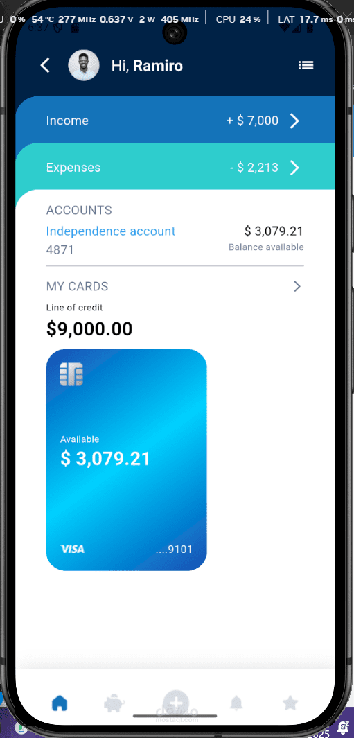 banking app