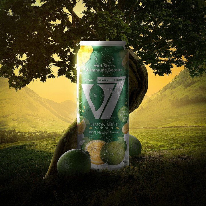 v7 Drink Social Media Design