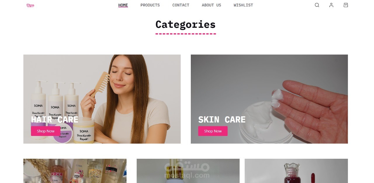 WordPress project ECommerce