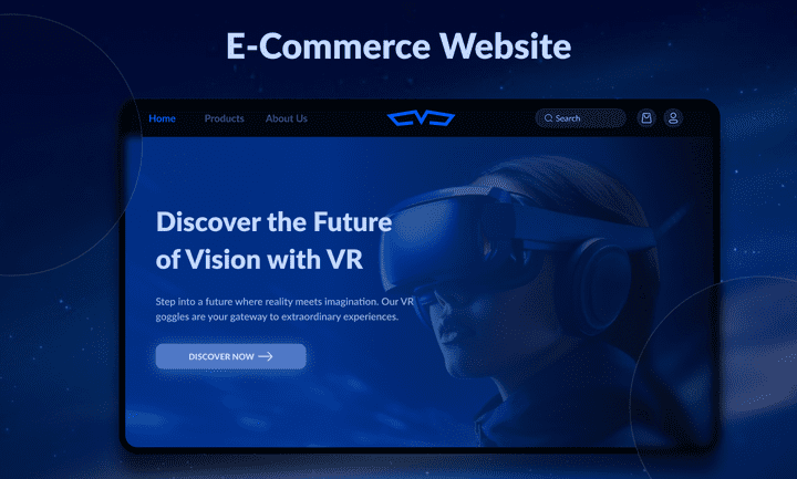 VR E-commerce Website