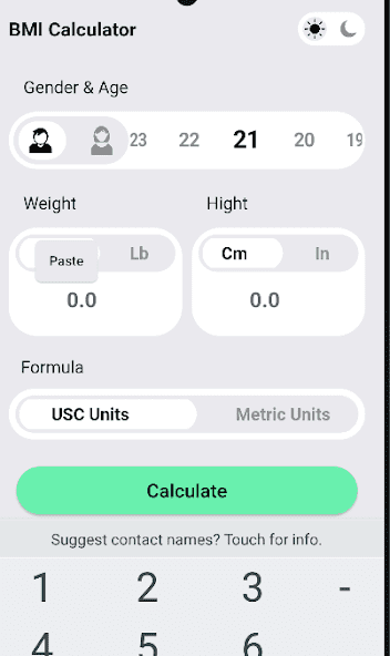 Bmi Calculator