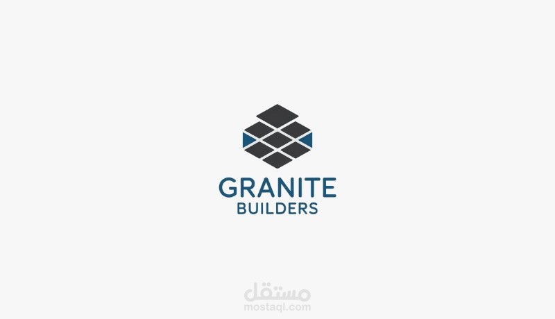 لوجو احترافي لشركة عقارات ( Granite Builders )