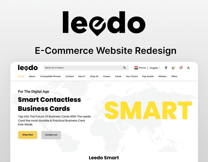 Leedo | E-commerce Website Redesign