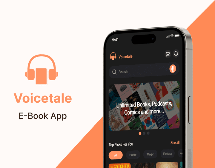 Voicetale | E-Book mobile app