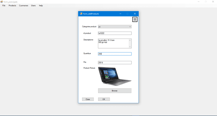 برنامج ادارة المبيعات  بلغة C# مع SQL SERVER