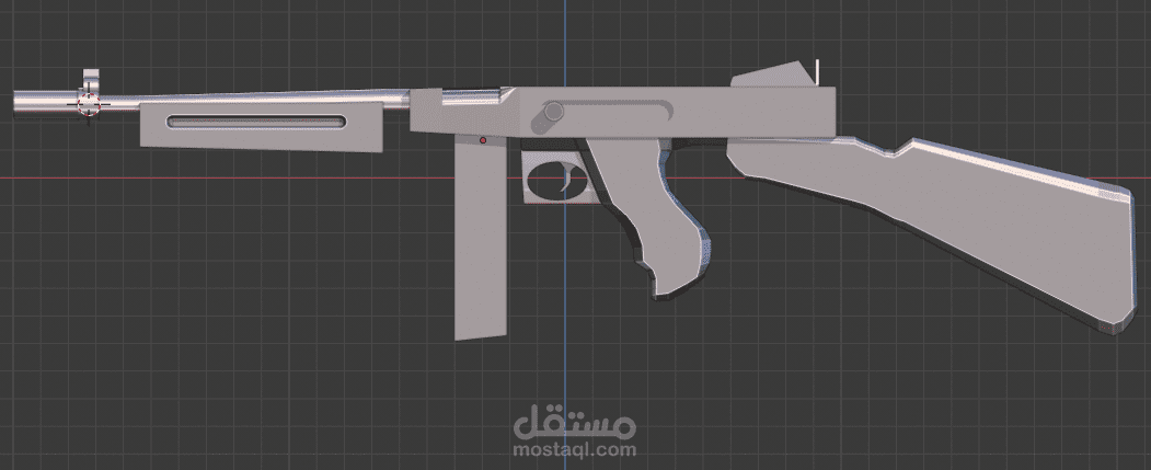 tommy gun 3D model